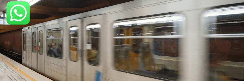 Comprando bilhetes de Metrô e CPTM via WhatsApp em São Paulo