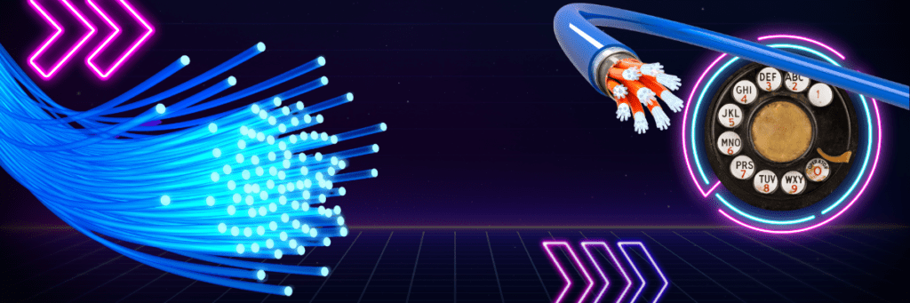 Evolução da Internet do Dial-Up à Fibra Óptica