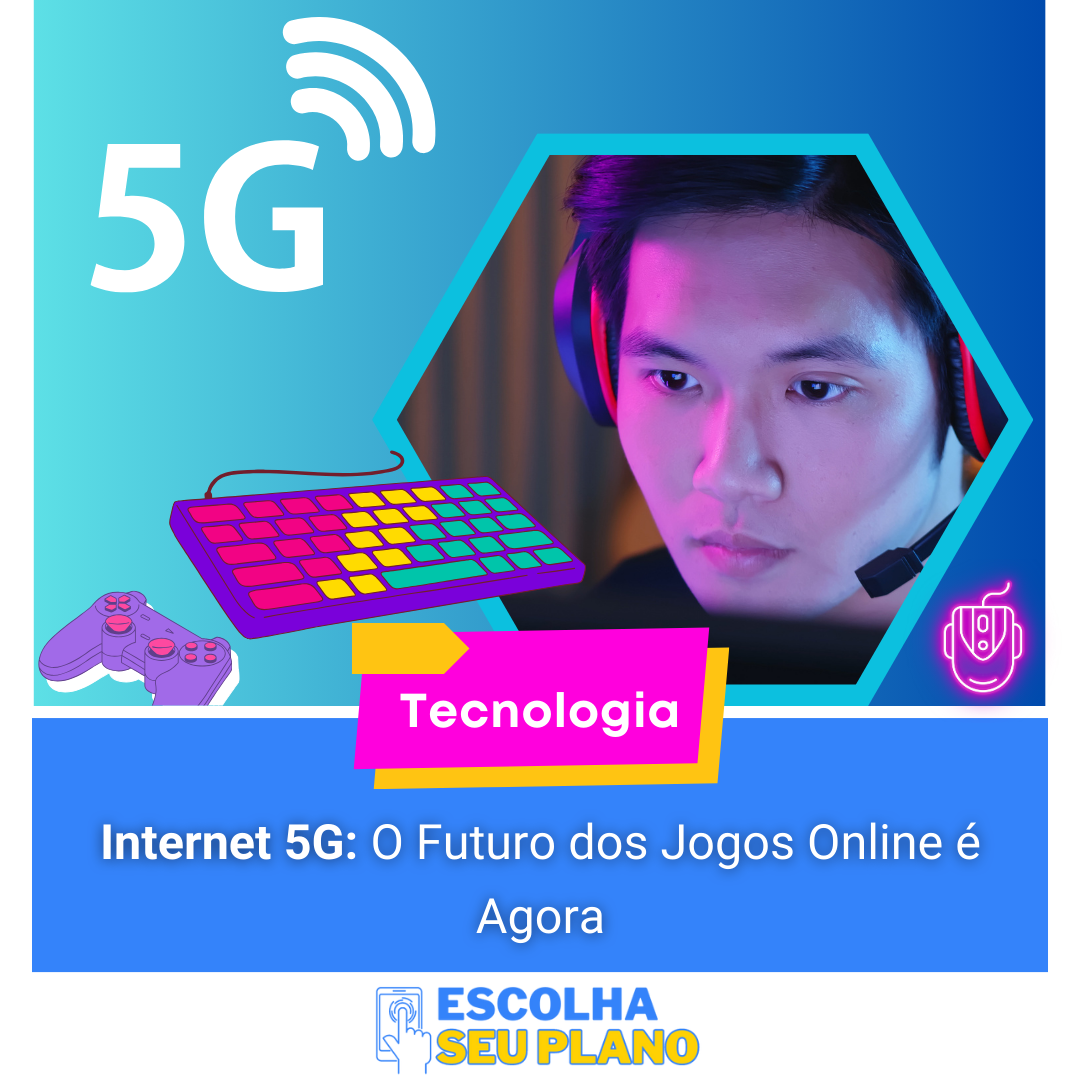 Gamer concentrado jogando com a velocidade da Internet 5G